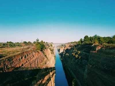 Corinth Canal viewpoint
